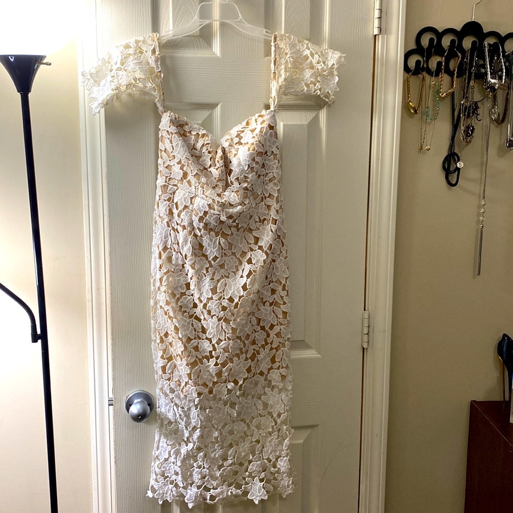Cold shoulder dress